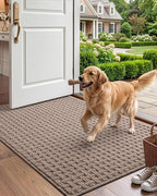 DEXI Washable Door Mat Indoor Entrance, 36x60 Dirt Trapper Front Entryway - Image 8