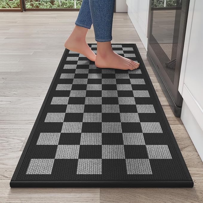 YDKGL Kitchen Mats for Floor Kitchen Rugs Non Slip Washable, Super Absorbent by YDKGL