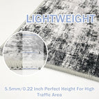 IOHOUZE Abstract Runner Rug 3x18 Ft Extra Long Washable Runners - Image 5