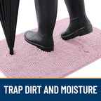 OLANLY Dog Door Mat for Muddy Paws 50x30, Absorbs Moisture and Dirt, Absorbent - Image 2