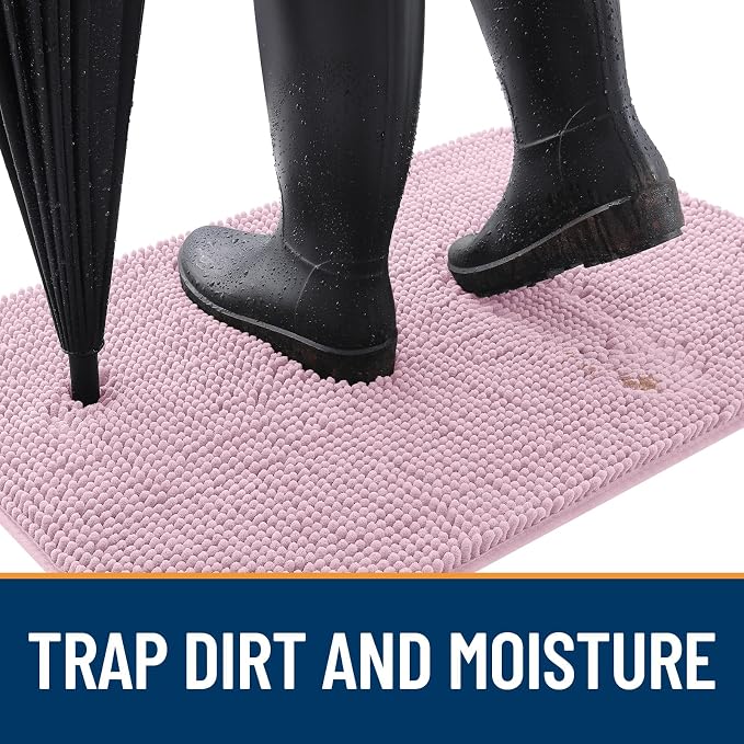 OLANLY Dog Door Mat for Muddy Paws 36x24, Absorbs Moisture and Dirt, Absorbent - Image 2