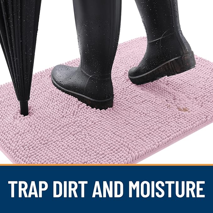 OLANLY Dog Door Mat for Muddy Paws 70x32, Absorbs Moisture and Dirt, Absorbent - Image 2