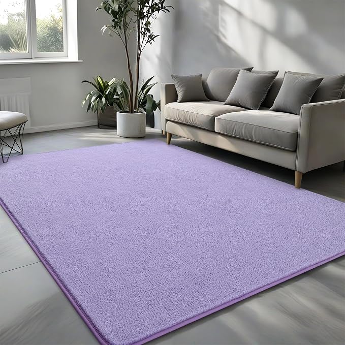Pettop 7x10 ft Purple Area Rugs - Image 2