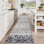 KUTA Boho Runners for Hallways 2.6x12 ft Moroccan Washable Runner Rug Non-Slip - Image 2