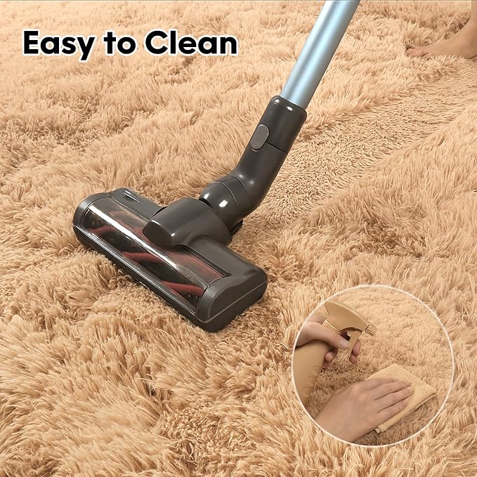 Fluffy Plush Shag Rug 5x7, Ultra Soft Rug - Image 7