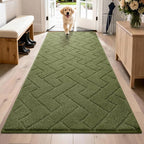 PURRUGS Dirt Trapping Door Mat 32" x 70", Non-Slip Machine Washable Entry Rug by PURRUGS