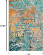 Lahome Modern Abstract Area Rug 6x9 Rugs - Image 2