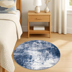 IOHOUZE Round Area Rug 3 Ft Circle Entryway Rugs Round Washable Door Mat Indoor - Image 9