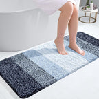 OLANLY Bathroom Runner Rugs Mat 47x20, Extra Soft Absorbent Microfiber Bath Rugs by OLANLY