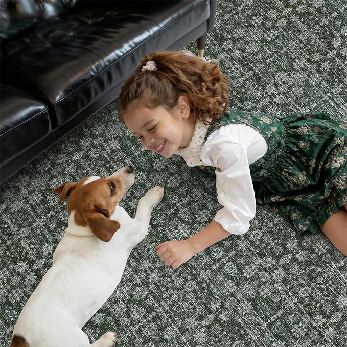 DCX 8x10 Neutral Rug, Kid & Pet Friendly - Image 6