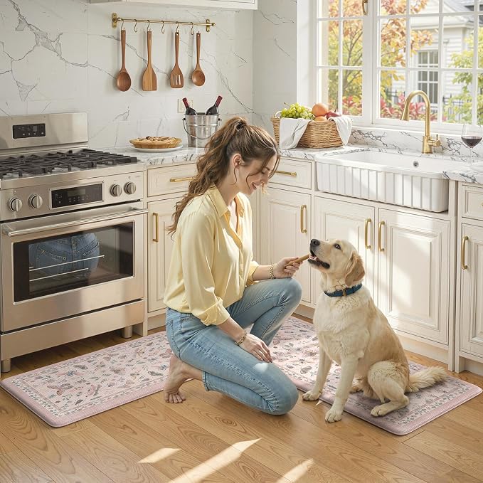 LEEVAN Anti Fatigue Mats for Kitchen Floor Non-Slip, Cushioned Kitchen Mats for - Image 7