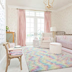 AROGAN Soft Rainbow Area Rugs for Girls Room 3x5 Feet, Fluffy Girls Bedroom Rugs - Image 6