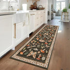 ROYHOME Mushroom Rug Black - Image 3