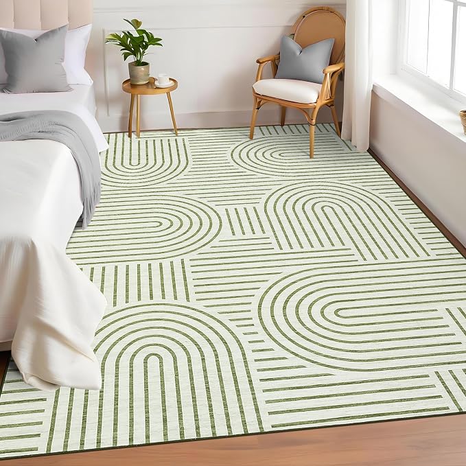 ROYHOME Washable Rug 4x6 Area Rugs - Image 3