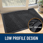 OLANLY Front Door Mat Outside Entrance 71x23, Heavy Duty Sturdy Natural Rubber - Image 4