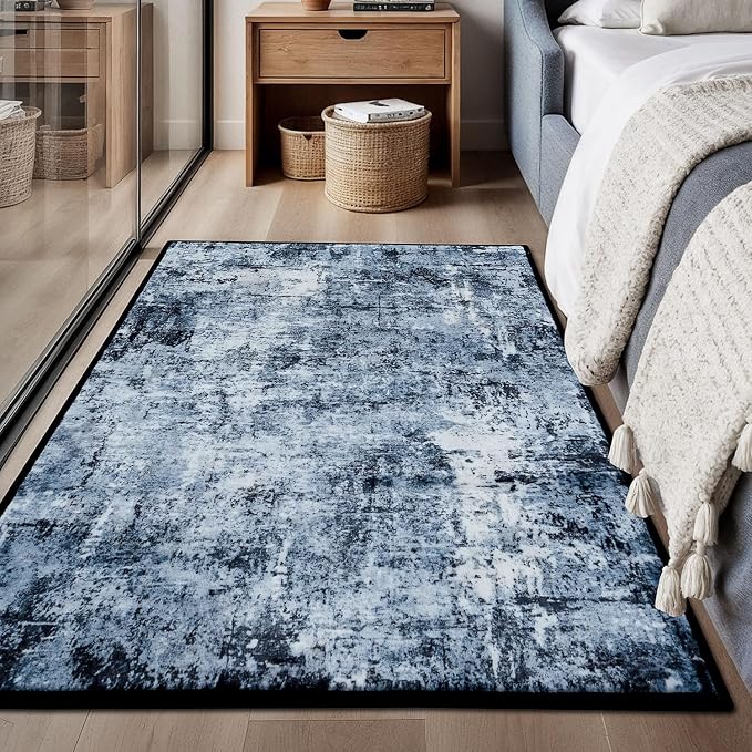 Rugflix 3x6 Entrance Rugs, Entry Rug Washable Non-Slip Stain-Resistant Low Pile - Image 3