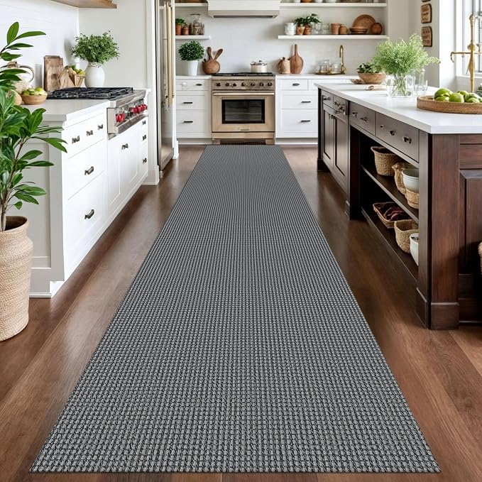 IOHOUZE Washable Exrea Long Hallway Runner Rug 3x16 Non Slip Rubber Backed - Image 8