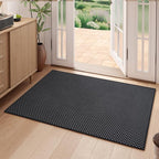 YDKGL 2x3 ft Indoor Door Mat Entryway Rug Non Slip Boho Woven Washable Small by YDKGL