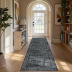 Rugxara 2x6 Runner Rug, Washable Kitchen Rugs, Non Slip Low Pile Area Rug Carpet - Image 3