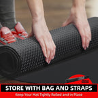 GymCope Large Exercise Mat for Home Workout, - Image 8