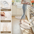 KIMODE Anti Fatigue Mats for Kitchen Floor, Comfort Standing Mats, Abstract - Image 5