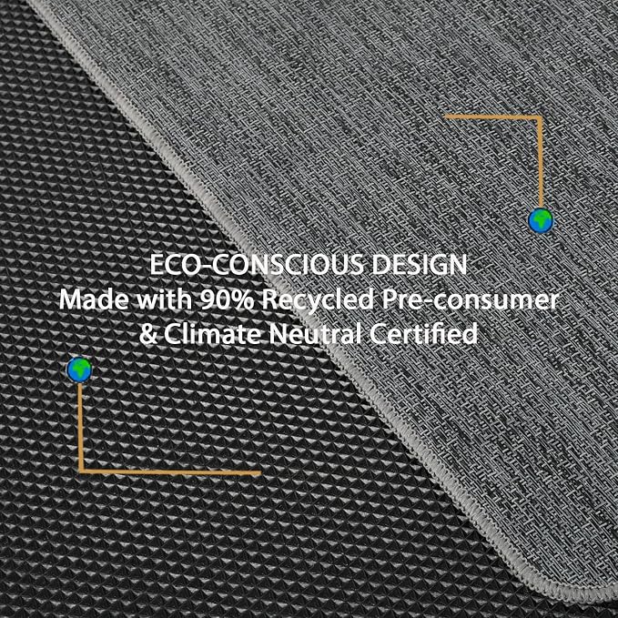 Chair Mat for Hardwood Floor, Large Anti-Slip Hard Floor Protector Rolling - Image 4