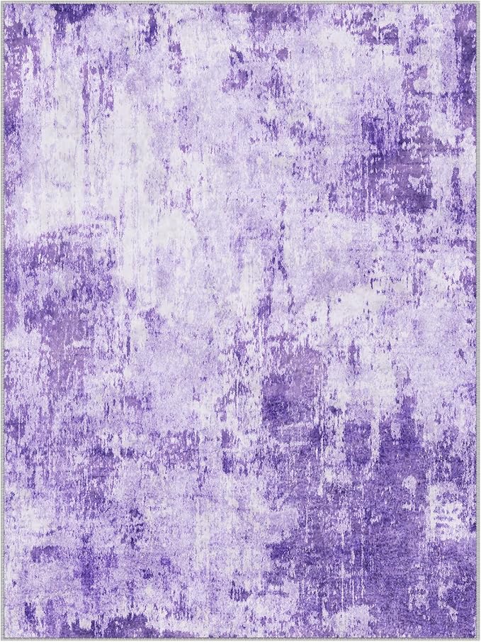 RELEANY Washable Area Rugs 5'x7' Non-Slip Modern Abstract Soft - Image 9