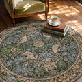 Hazo Haus Vintage 5ft Round Rug by HazoHaus