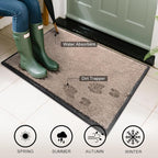 Mibao Front Door Mat Indoor Entrance, 29.5" x 17", Dirt Trapper Welcome Mat - Image 4