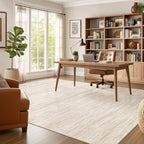 Nakagishi 7X9 Area Rugs Living Room: Washable Large Vintage Rug Neutral - Image 5