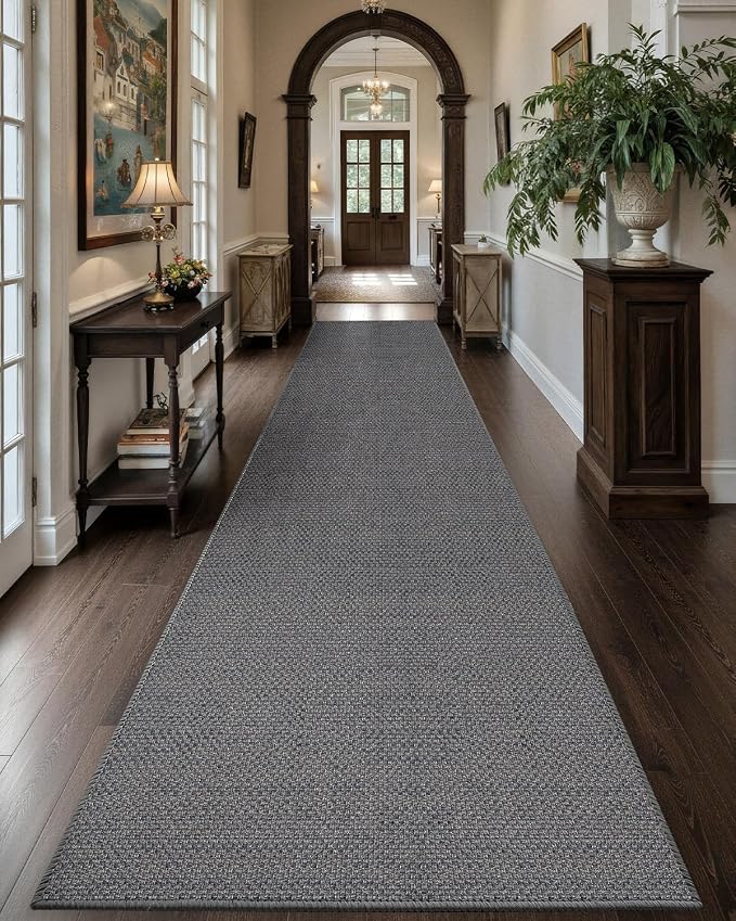 Color&Geometry Door Mat 2'4"x10' Runner Rug by COLORG