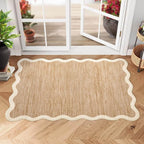 GarveeHome Scalloped Washable Rug, 2x3 Kitchen Rugs - Image 2