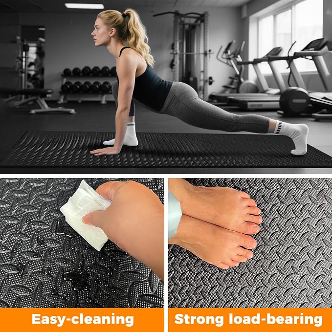 4x6ft Gym Floor Mat 10mm Thick - Image 4