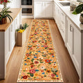 RELEANY Floral 2x10 Area Rugs Washable Print Boho Cute Carpet Non Slip Flower by RELEANY
