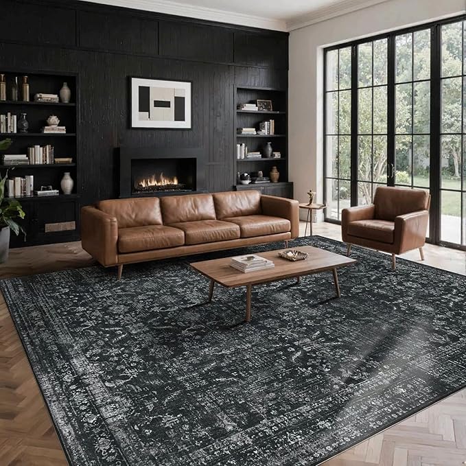 Rugxara 8x10 Area Rugs for Living Room Bedroom, Large Washable Rug, Non Slip & - Image 3
