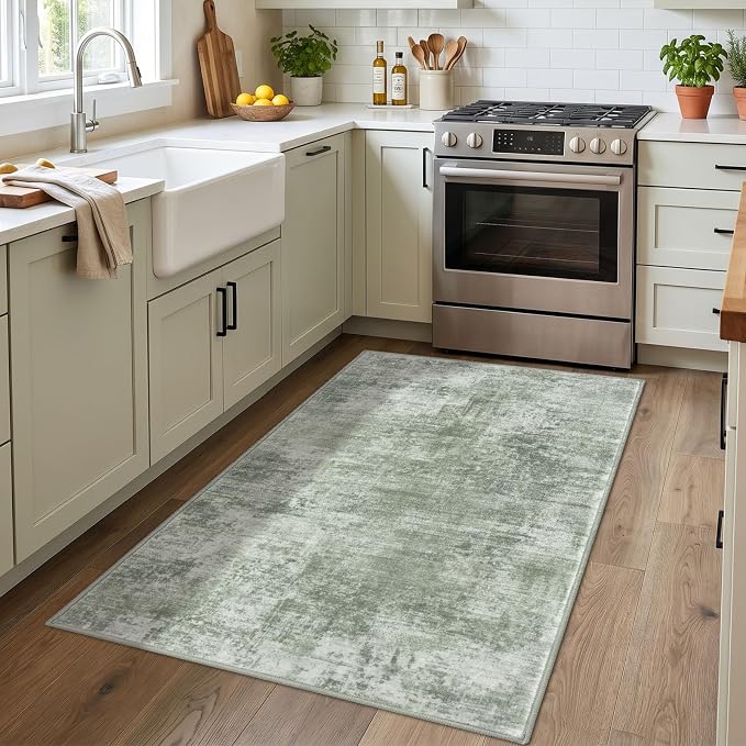 IOHOUZE Abstract Area Rug 3x4 Ft Washable Rugs - Image 2