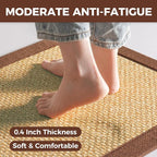 YDKGL Kitchen Runner Rugs Non Slip Washable Anti Fatigue, Super Absorbent 0.4" - Image 4