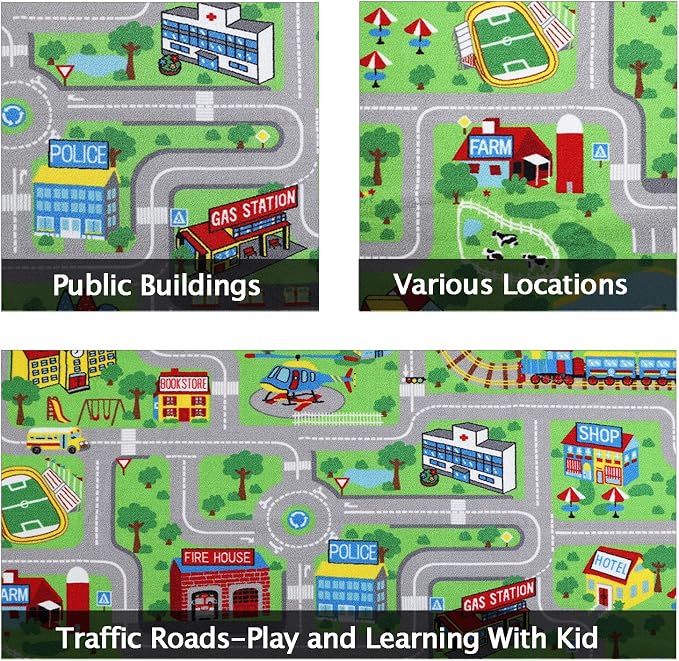 Capslpad Kids Educational Play Rug - Image 6