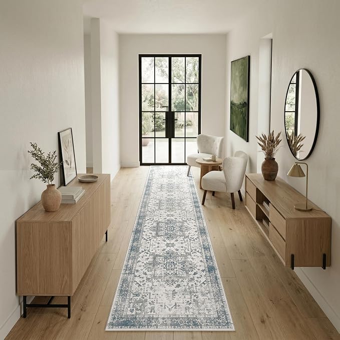 Rugxara 2x10 Washable Runner Rug, Non Slip Boho Runner Rugs - Image 3