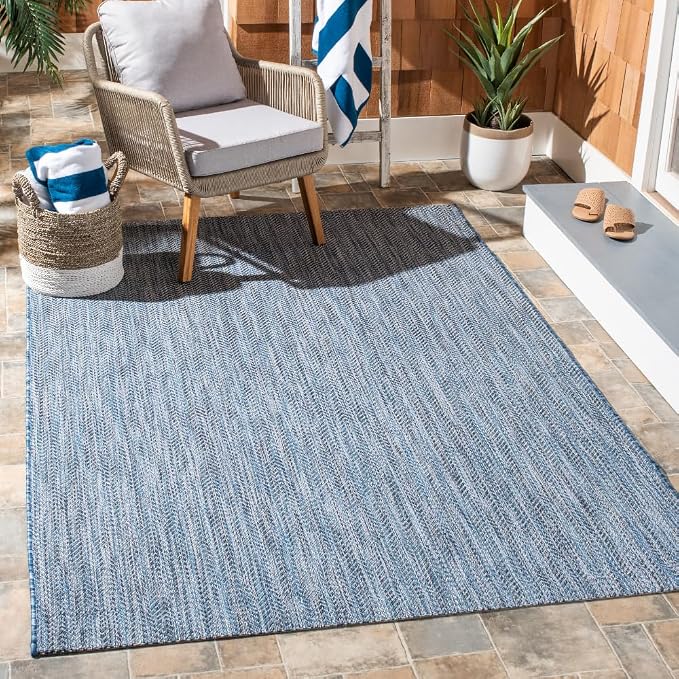SAFAVIEH Outdoor Accent Rug 4'x5'7" by Unknown