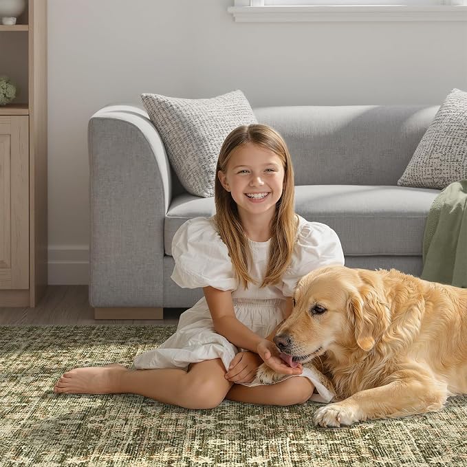 DCX 9x12 Neutral Rug, Kid & Pet Friendly - Image 3