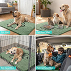Smiry Dog Door Mat for Muddy Paws, Absorbent Dirt Trapper Non Slip Quick Dry - Image 8