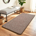 Keeko Soft 2x4 Small Runner Rug Brown, Bedside Rugs - Image 8