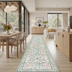 Runner Rug for Entryway: 2.6x14 Kitchen Rugs Non Slip Washable Ultra-Thin Soft - Image 4