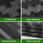 RURALITY Outdoor Rugs 9x12 Feet - Image 4