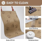 YDKGL Door Mat Indoor Entrance 17"x30", 0.16" Thin Paw Print Low Pile Doormat - Image 7