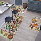 Vaukki Boho Kitchen Rug Sets 3 Pieces, Washable Kitchen Mats - Image 8
