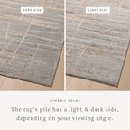 Loloi Amber Lewis Monty Collection MOT-07 Natural/Mist 7'-10" x 10', .50" Pile - Image 4