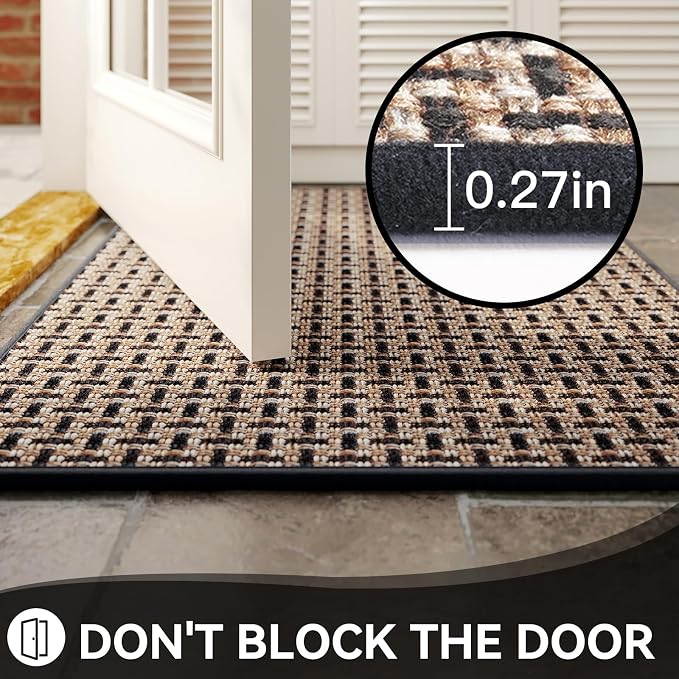 Door Mat 24x72 Dirt Resistant and Absorbent, Non-Slip Rubber Backing Floor Mats - Image 4