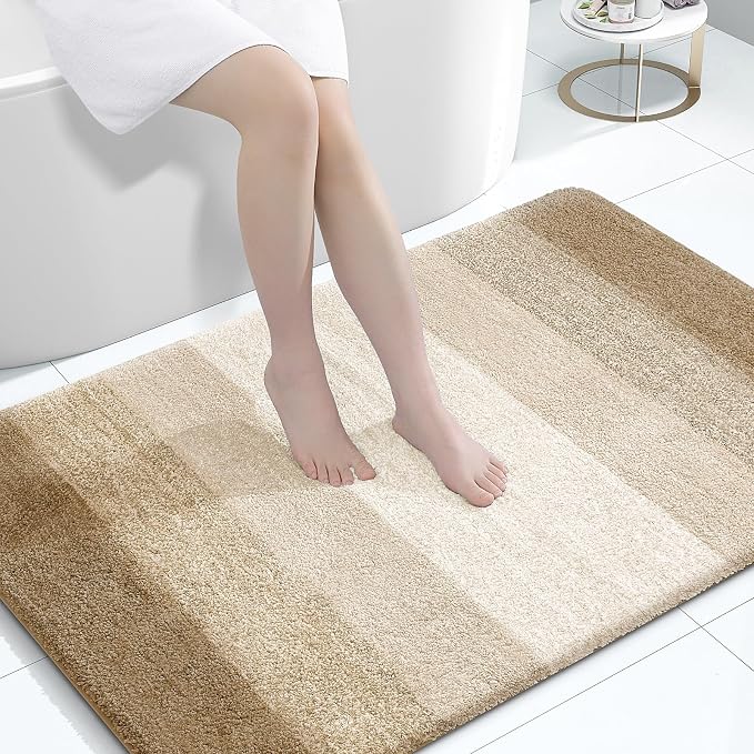 OLANLY Large Bathroom Rugs Mat 44x32, Extra Soft Absorbent Microfiber Bath Rugs by OLANLY